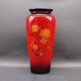 漆器花瓶山茶含香-2