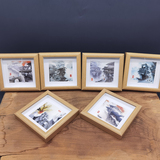 绣忆重庆蜀绣15X15CM小画框单幅