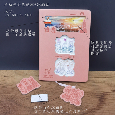 滑動光影筆記本冰箱貼02
