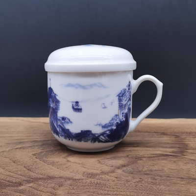 重慶記憶茶咖杯單杯（帶茶漏）