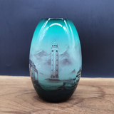 山神漆漆解放碑笔筒