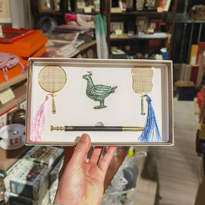 三博文物文创鸟型尊首饰盒小摆件礼盒